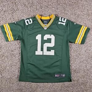 NIKE On-field Boys L 12 Aaron Rodgers #12 Jersey